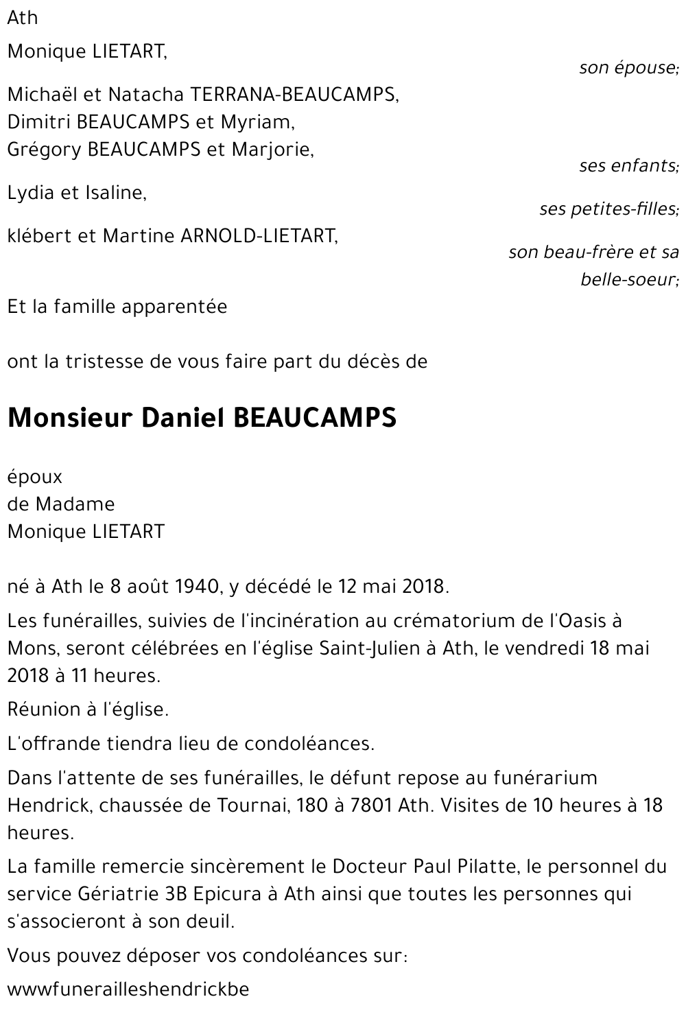Daniel BEAUCAMPS