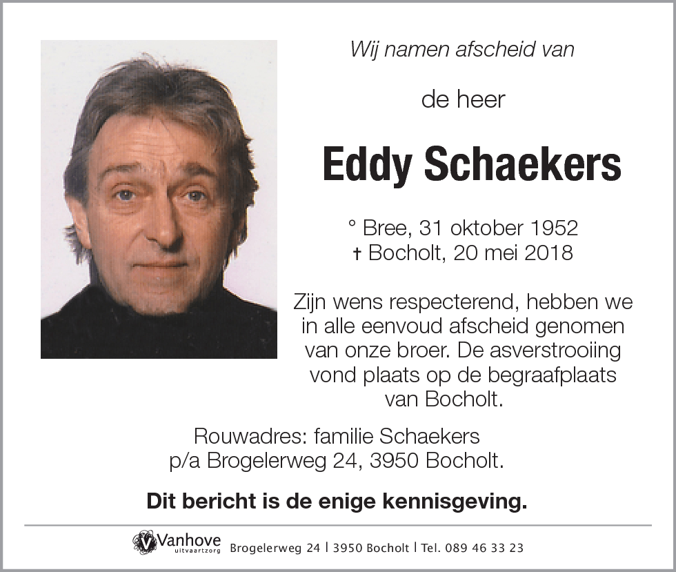 Eddy Schaekers