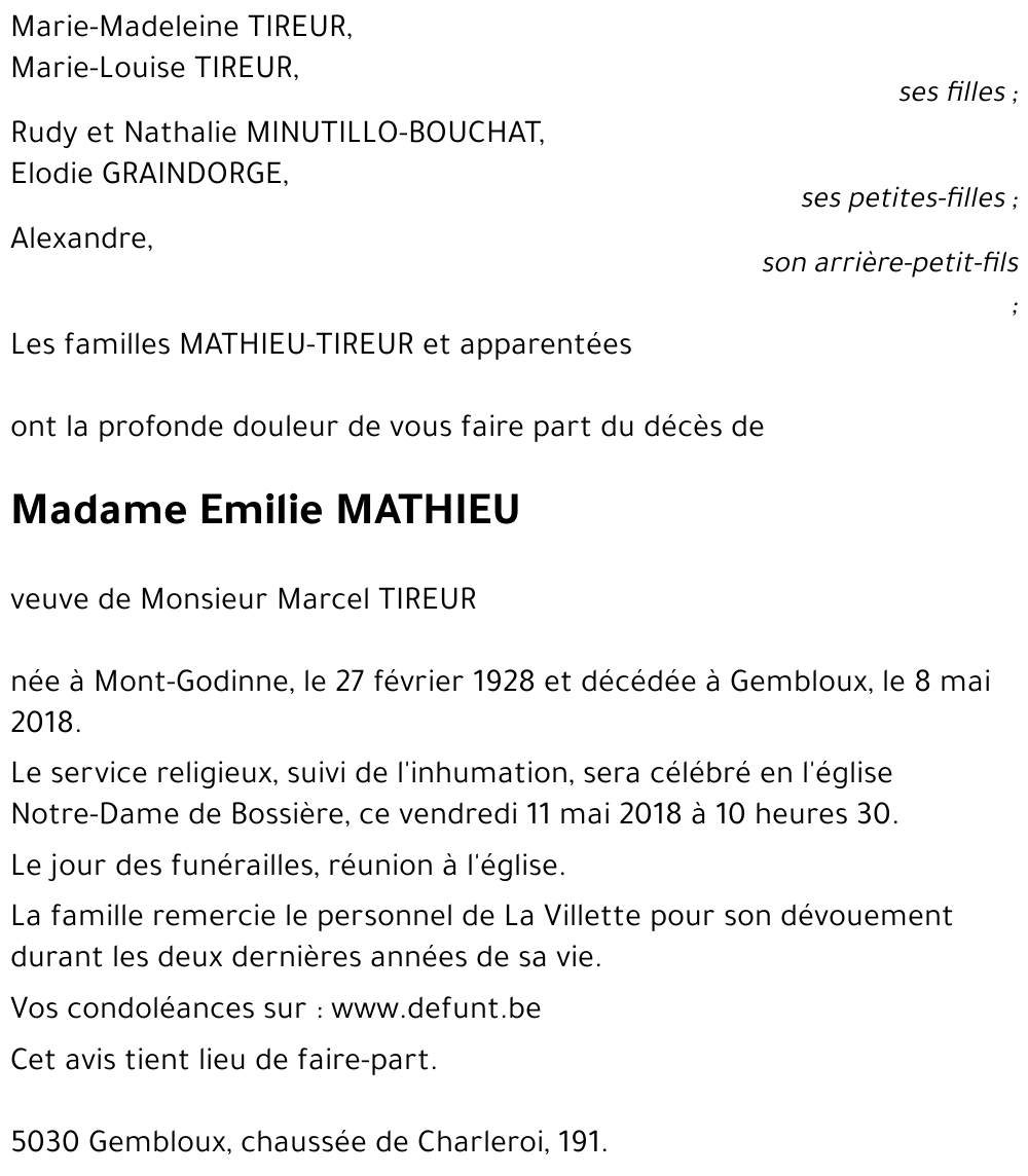 Emilie MATHIEU