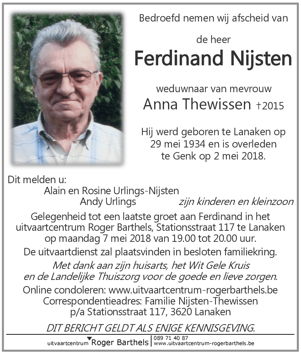 Ferdinand Nijsten