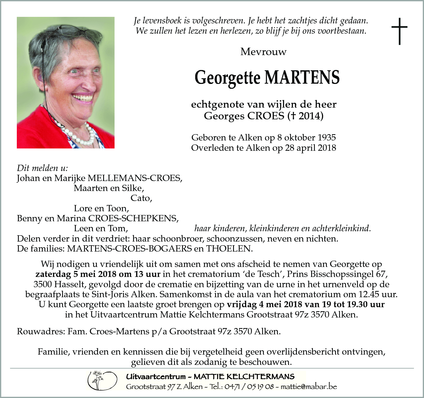 Georgette MARTENS