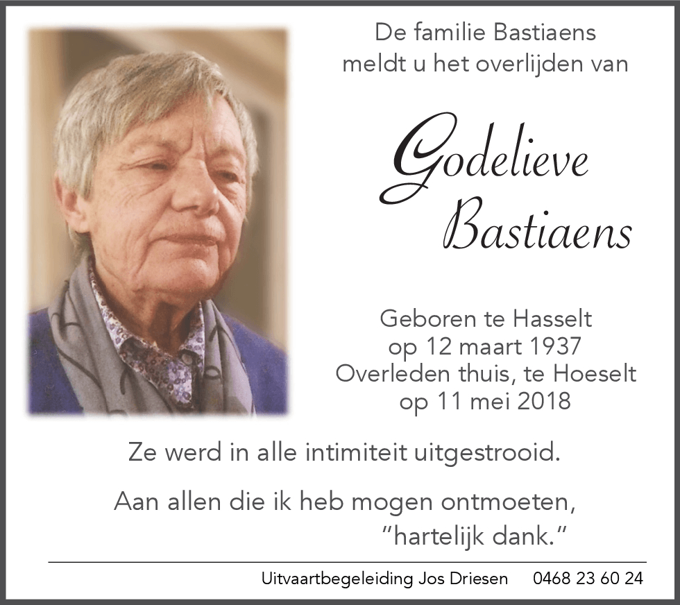 Godelieve BASTIAENS