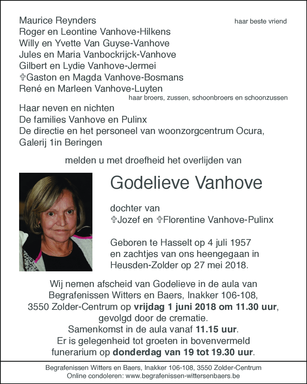 Godelieve Vanhove