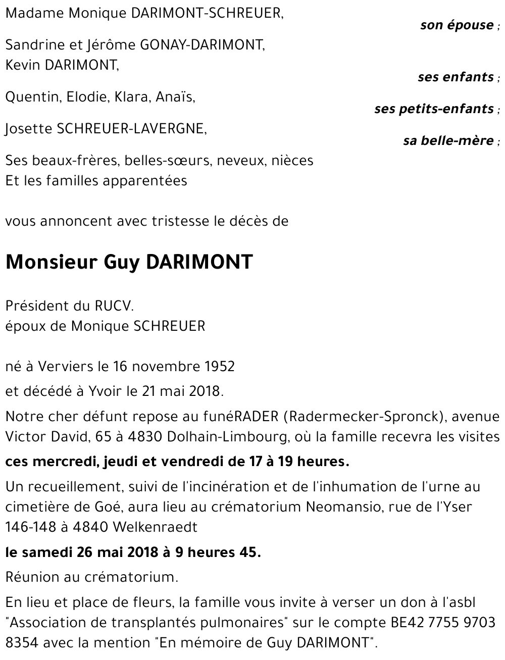 Guy DARIMONT