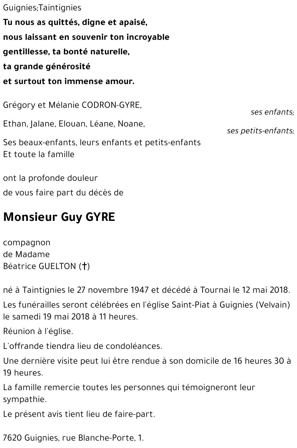 Guy GYRE