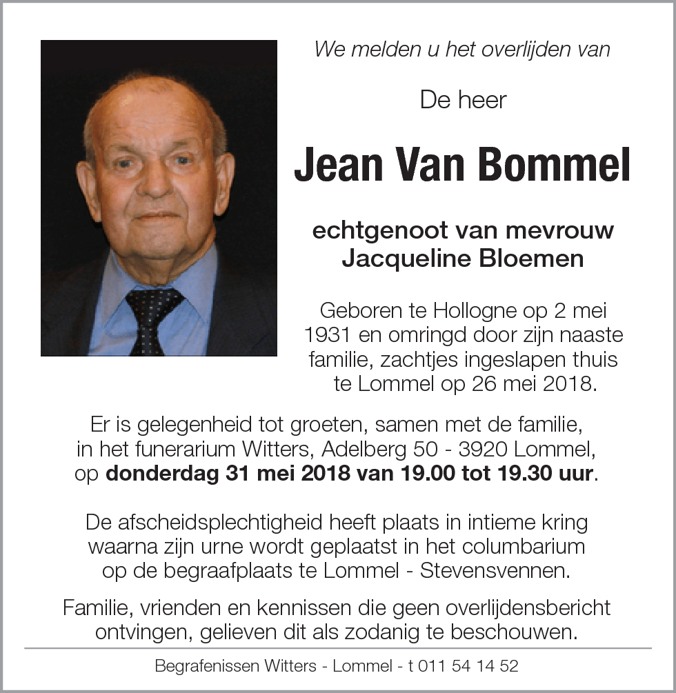 Jean Van Bommel