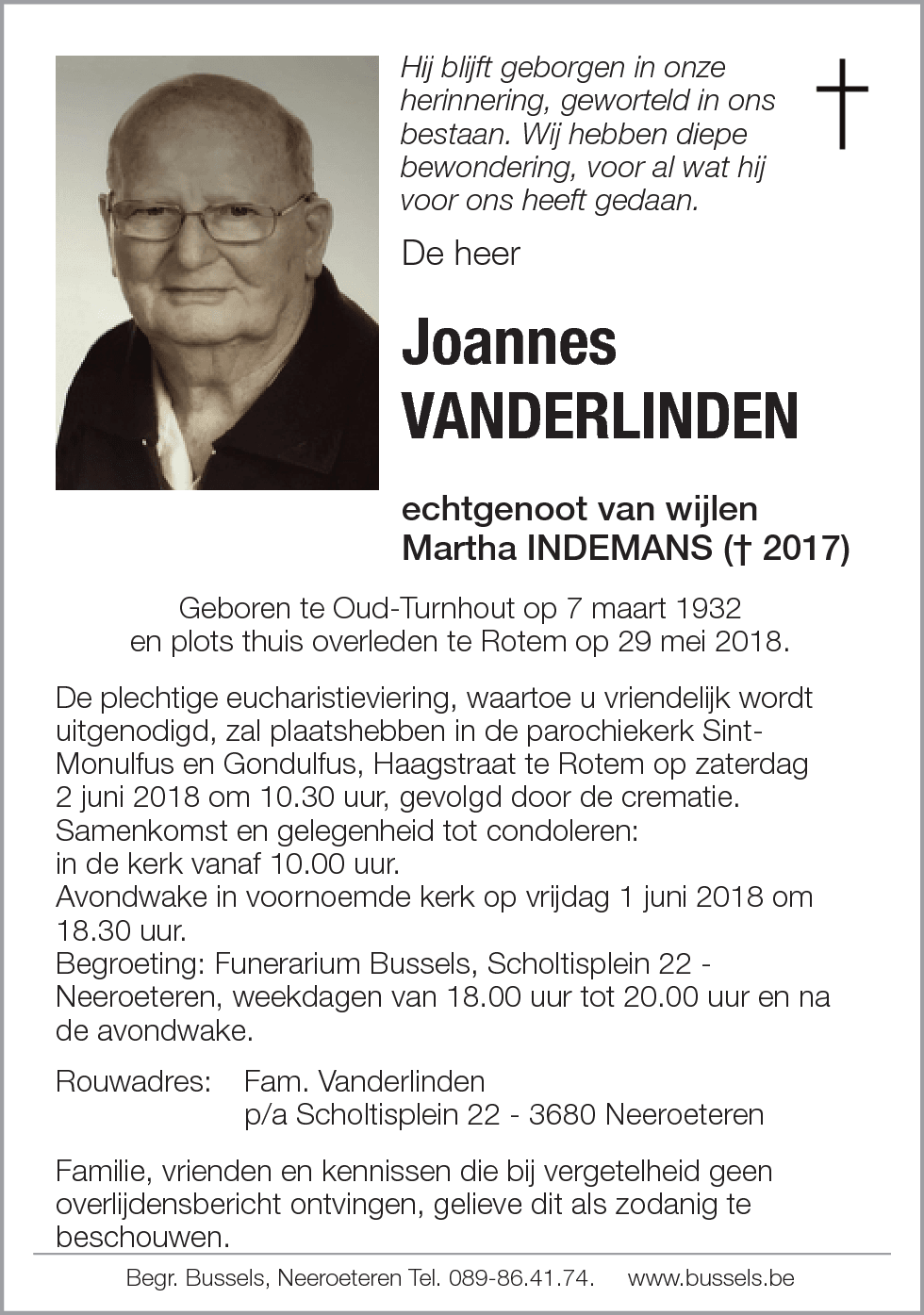 Joannes VANDERLINDEN