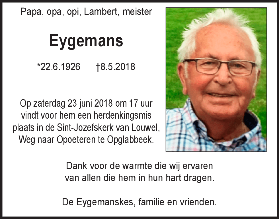 Lambert Eygemans