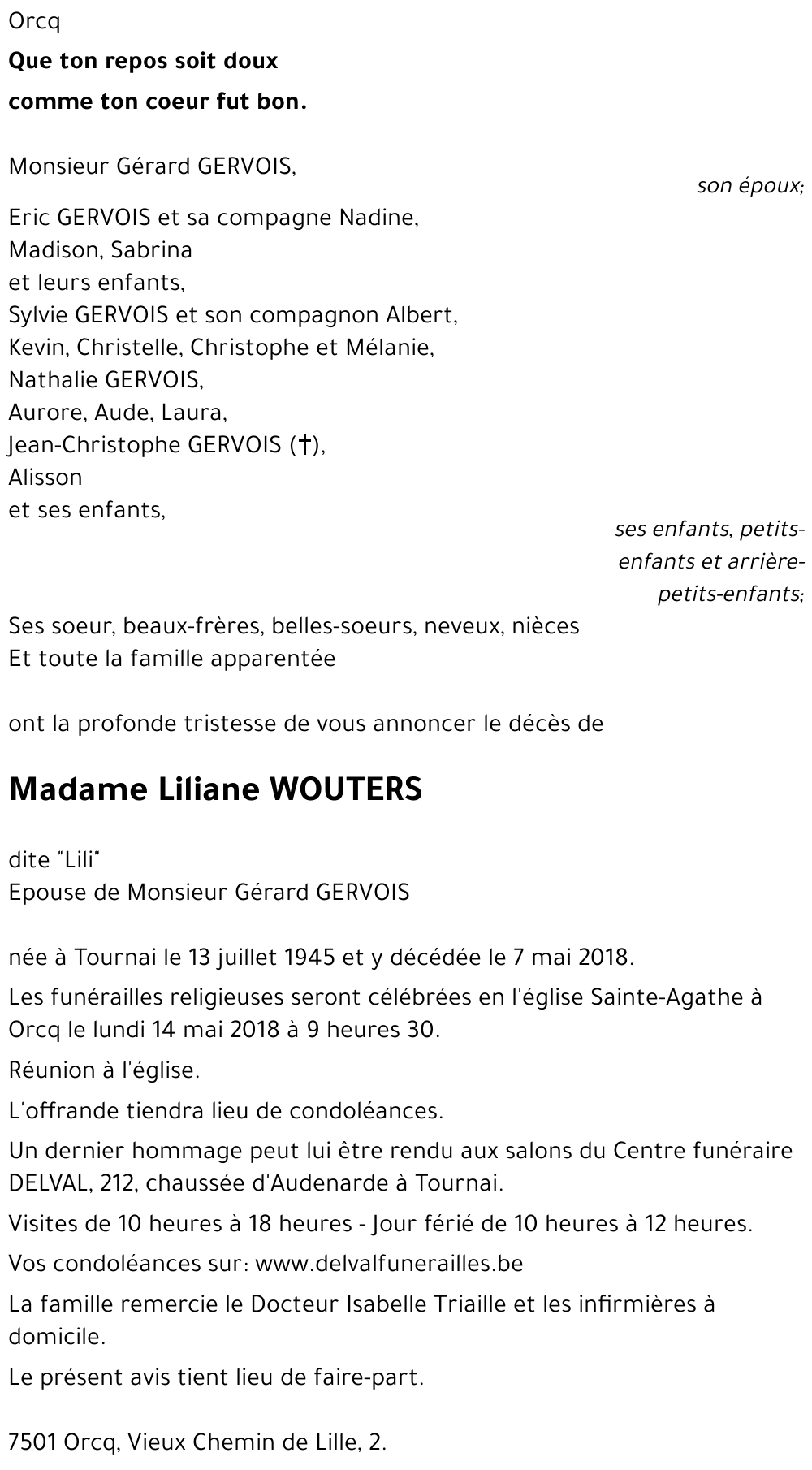Liliane WOUTERS