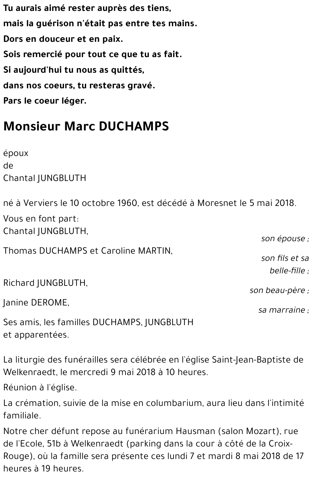 Marc DUCHAMPS