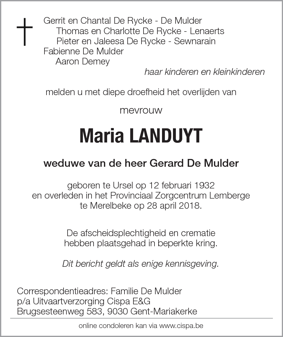 Maria Landuyt