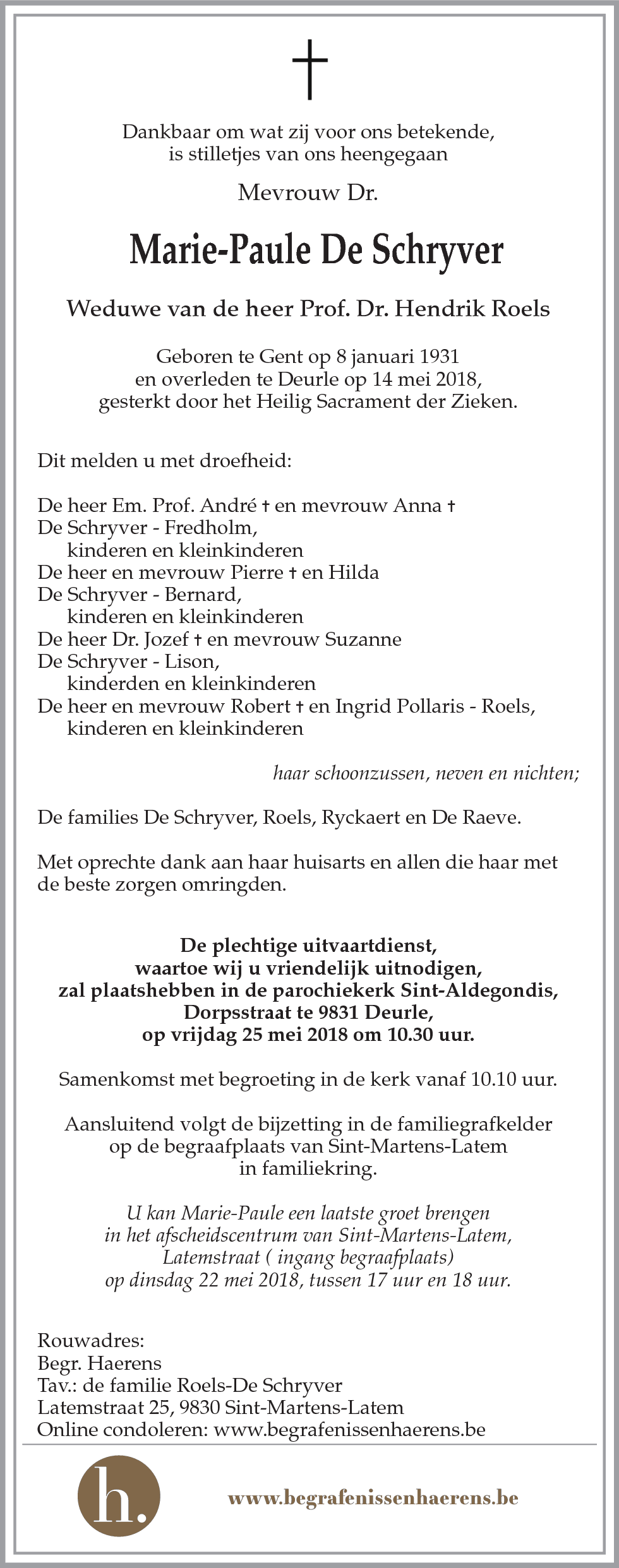 Marie-Paule De Schryver