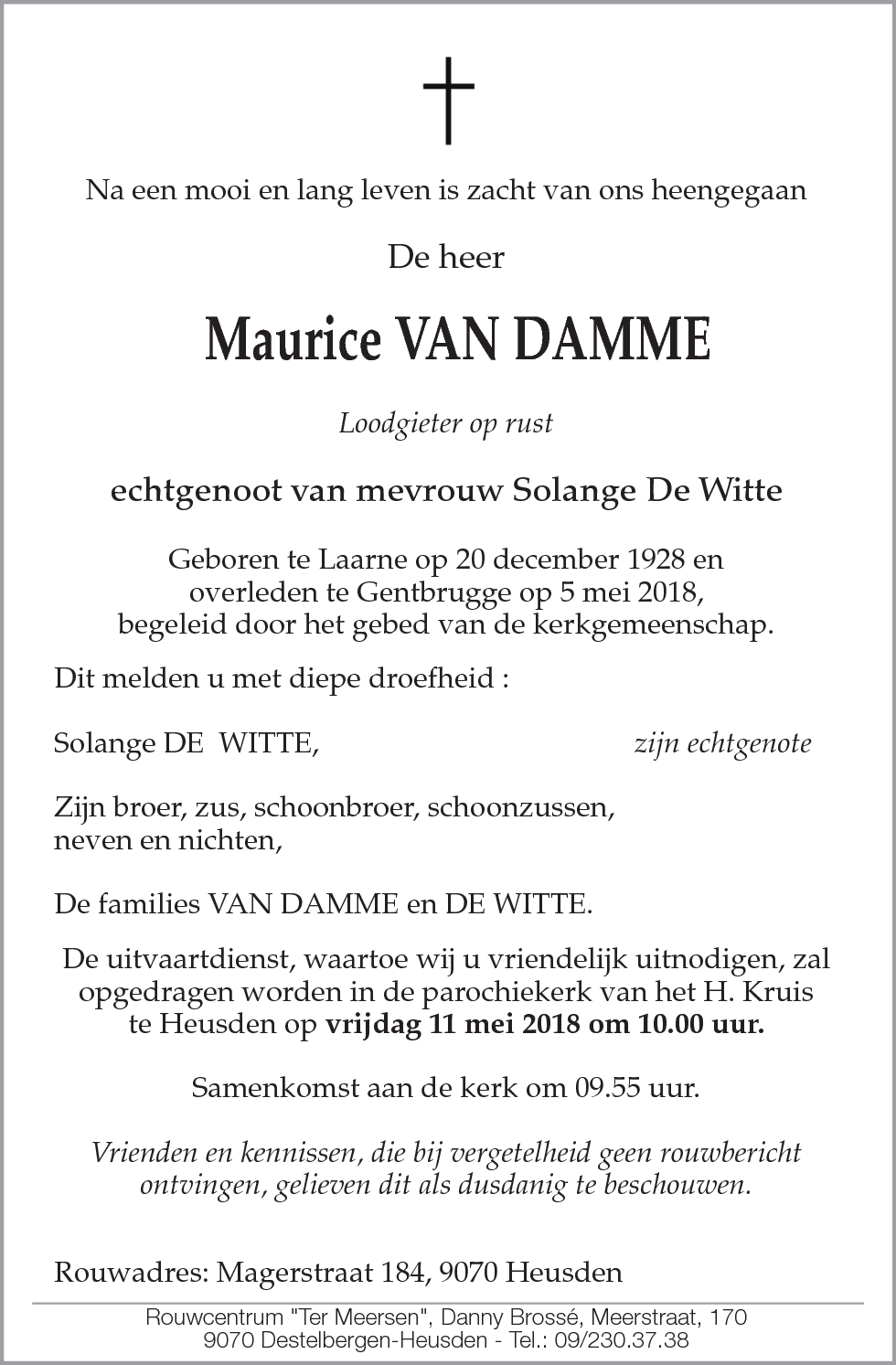 Maurice Van Damme