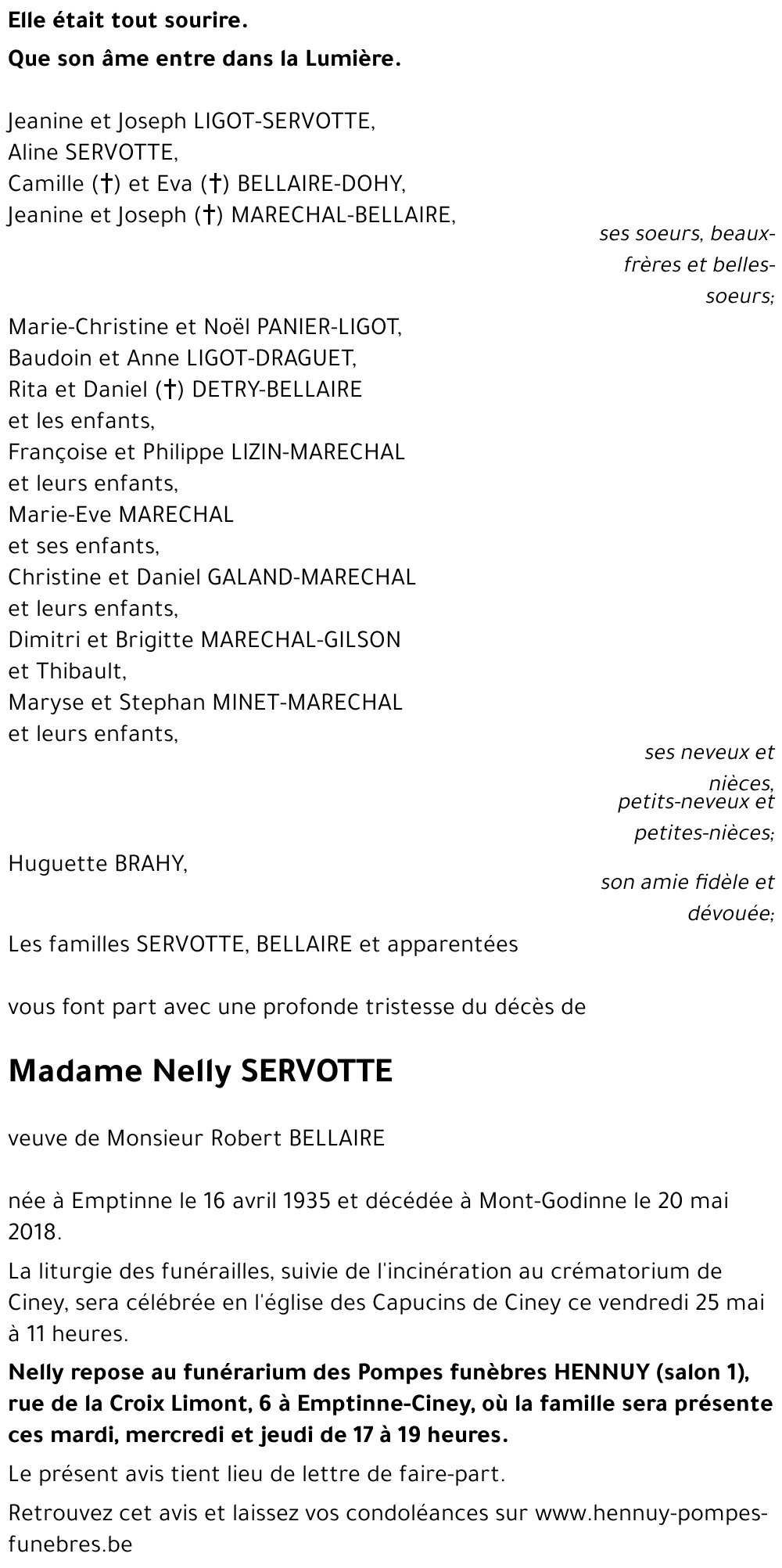 Nelly SERVOTTE