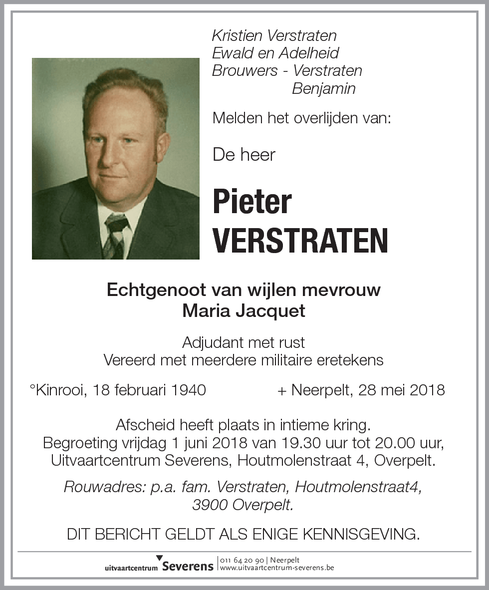 Pieter verstraten