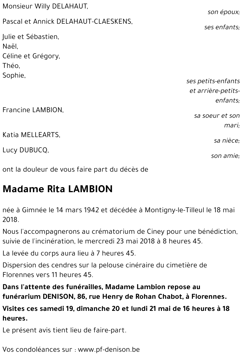 Rita LAMBION