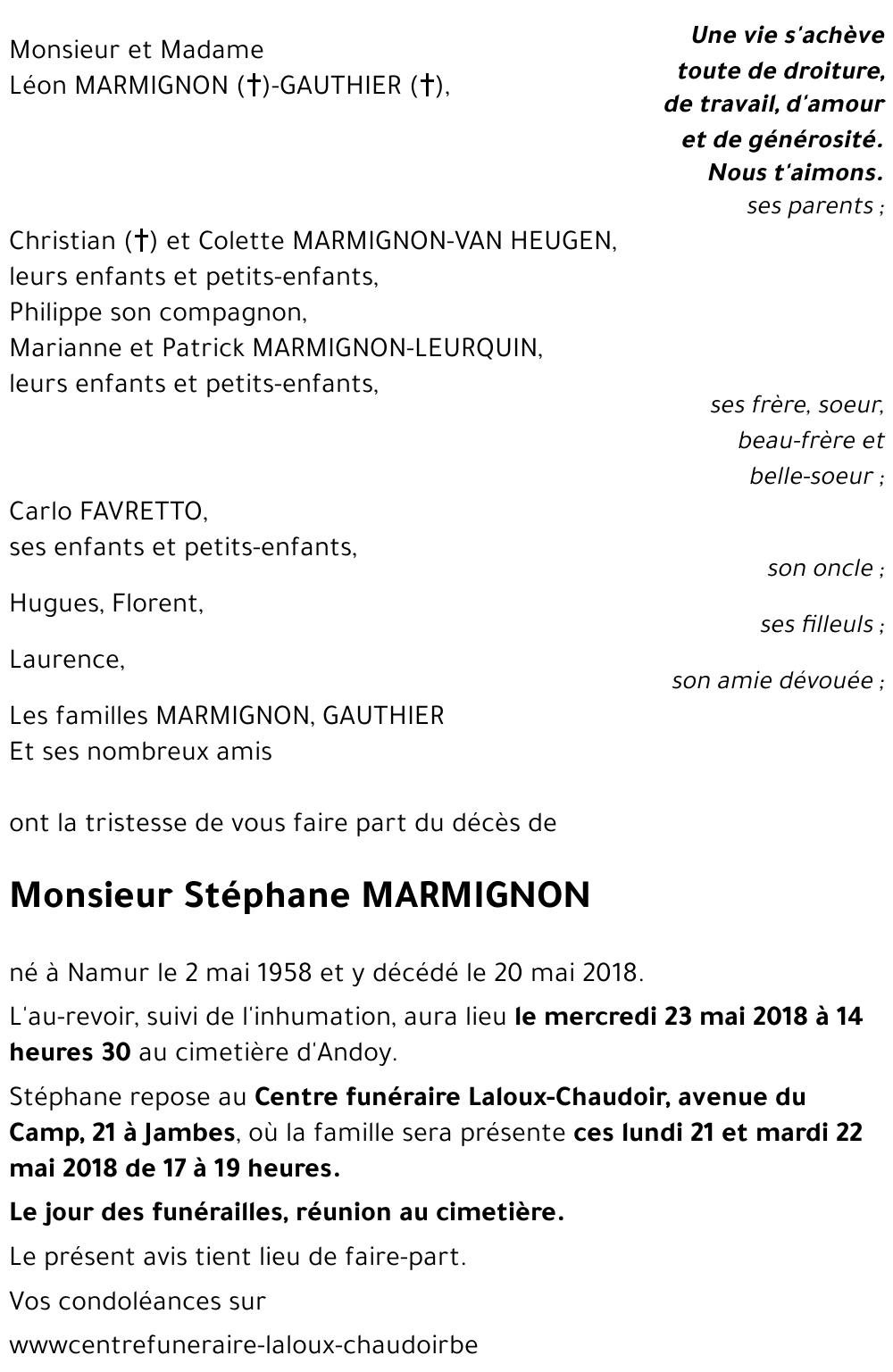 Stéphane MARMIGNON