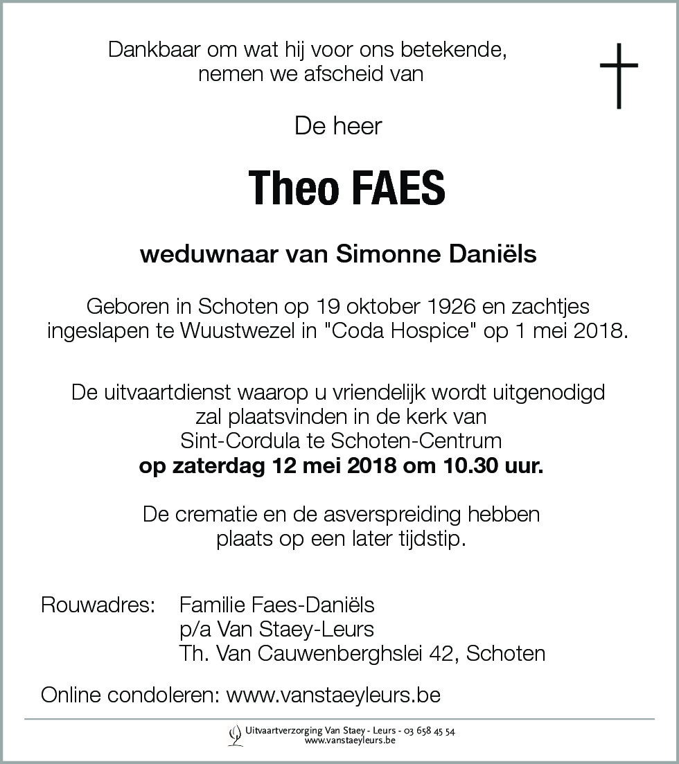 Theo Faes