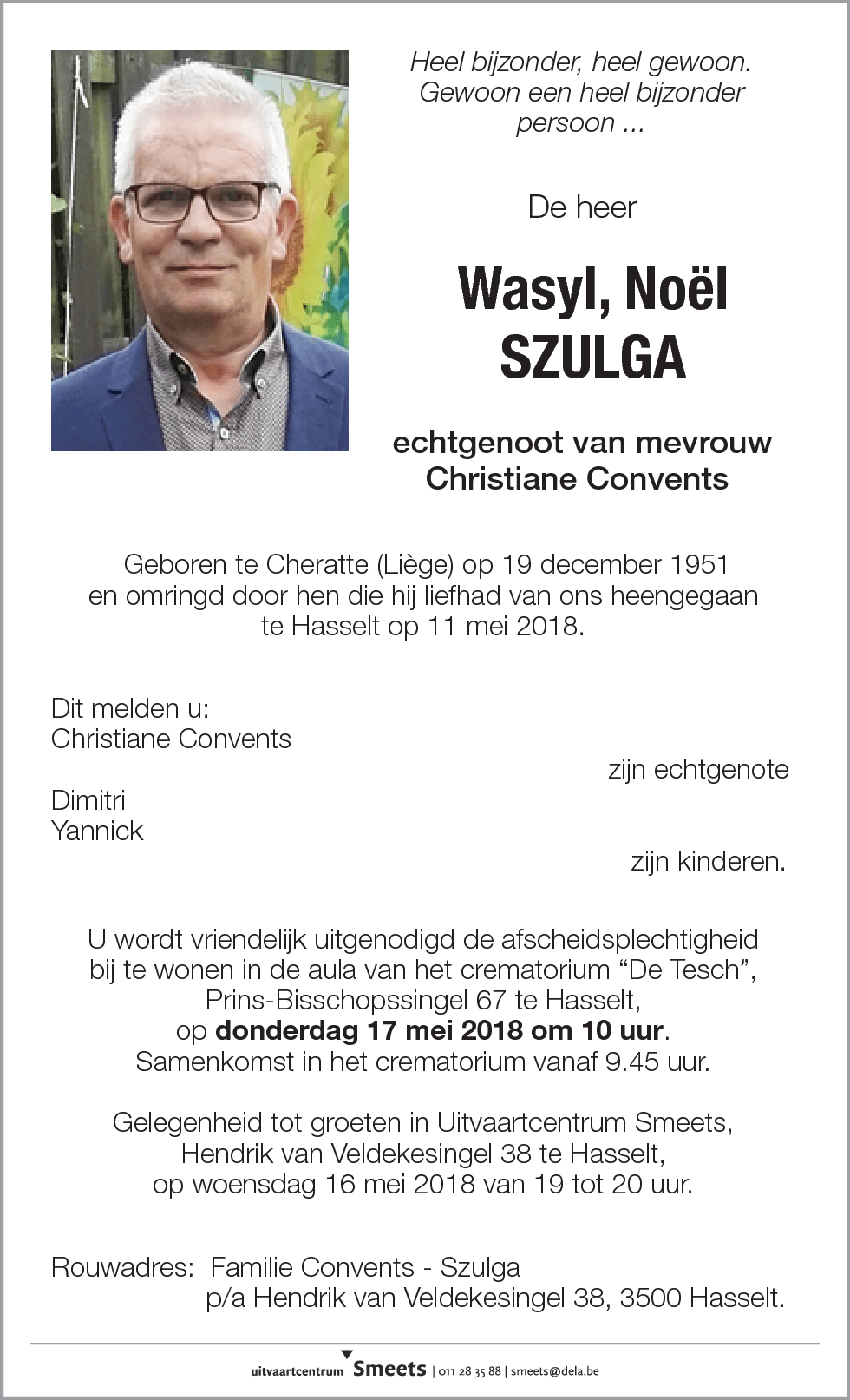 Wasyl, Noël Szulga