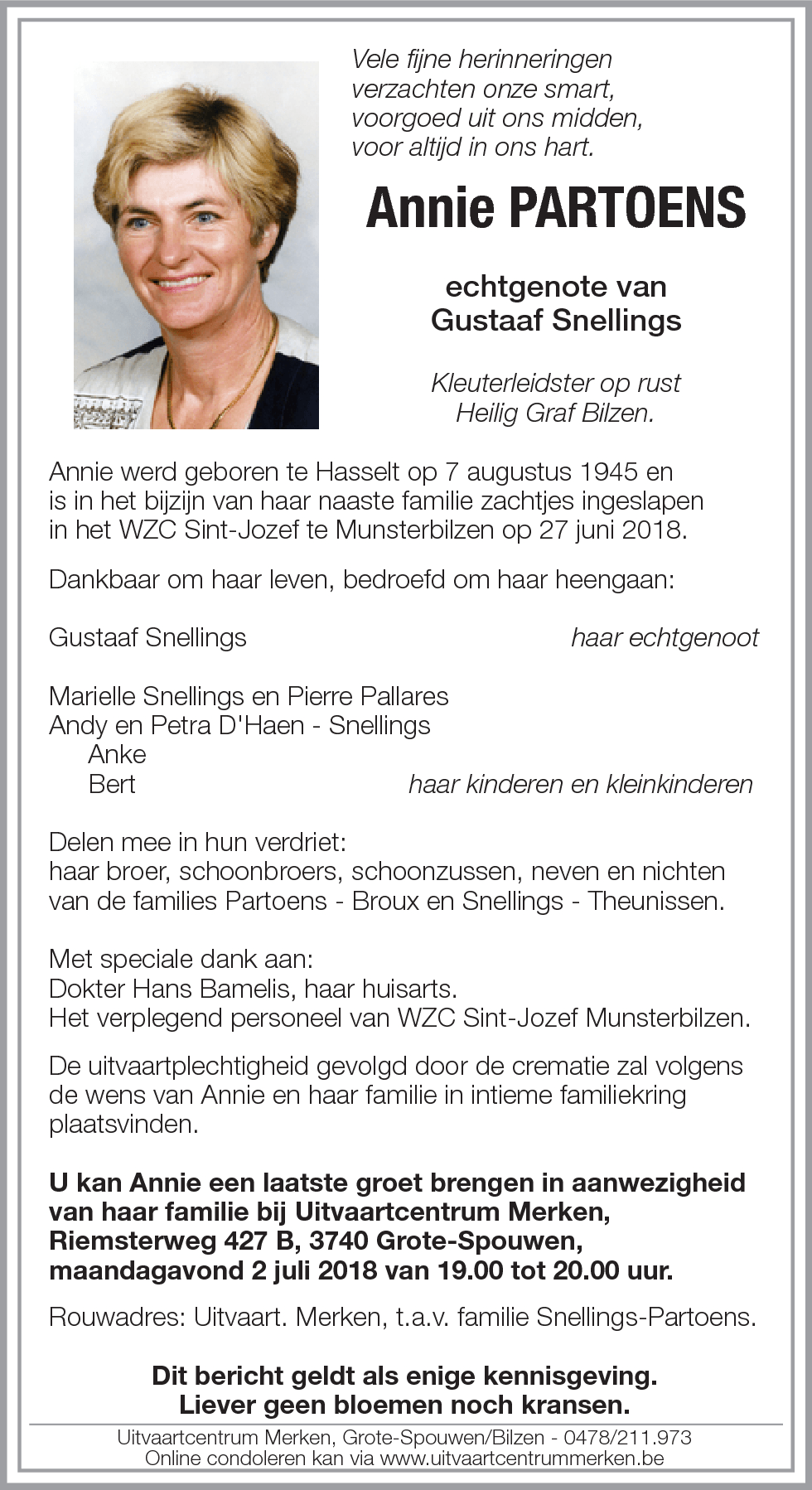 Annie Partoens