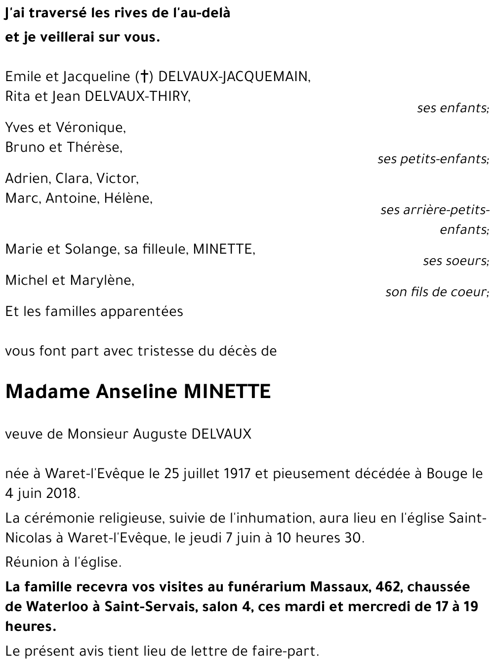 Anseline MINETTE