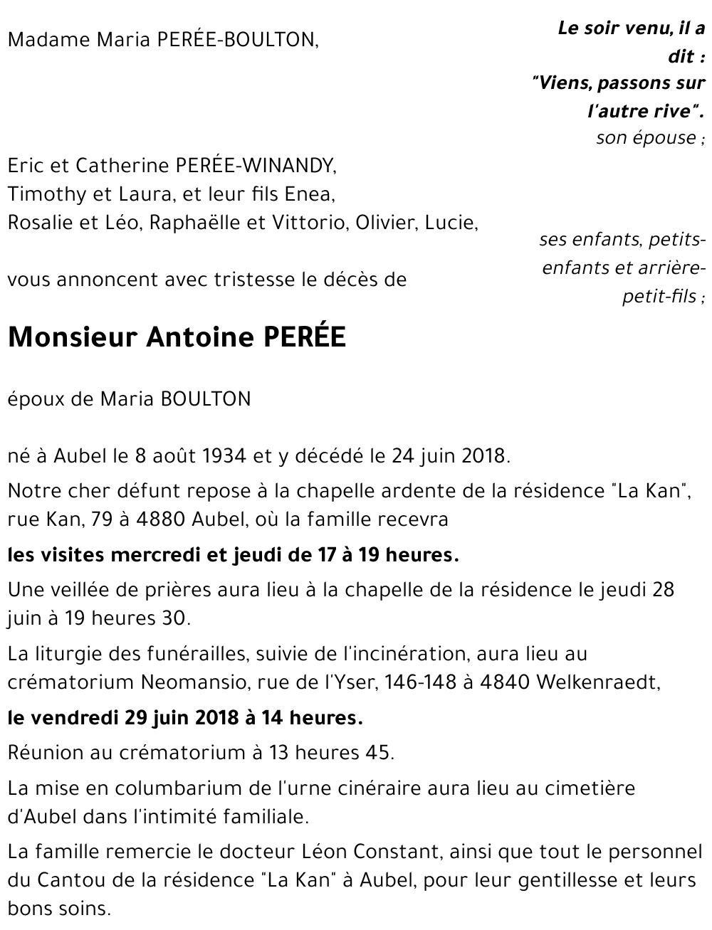 Antoine PEREE