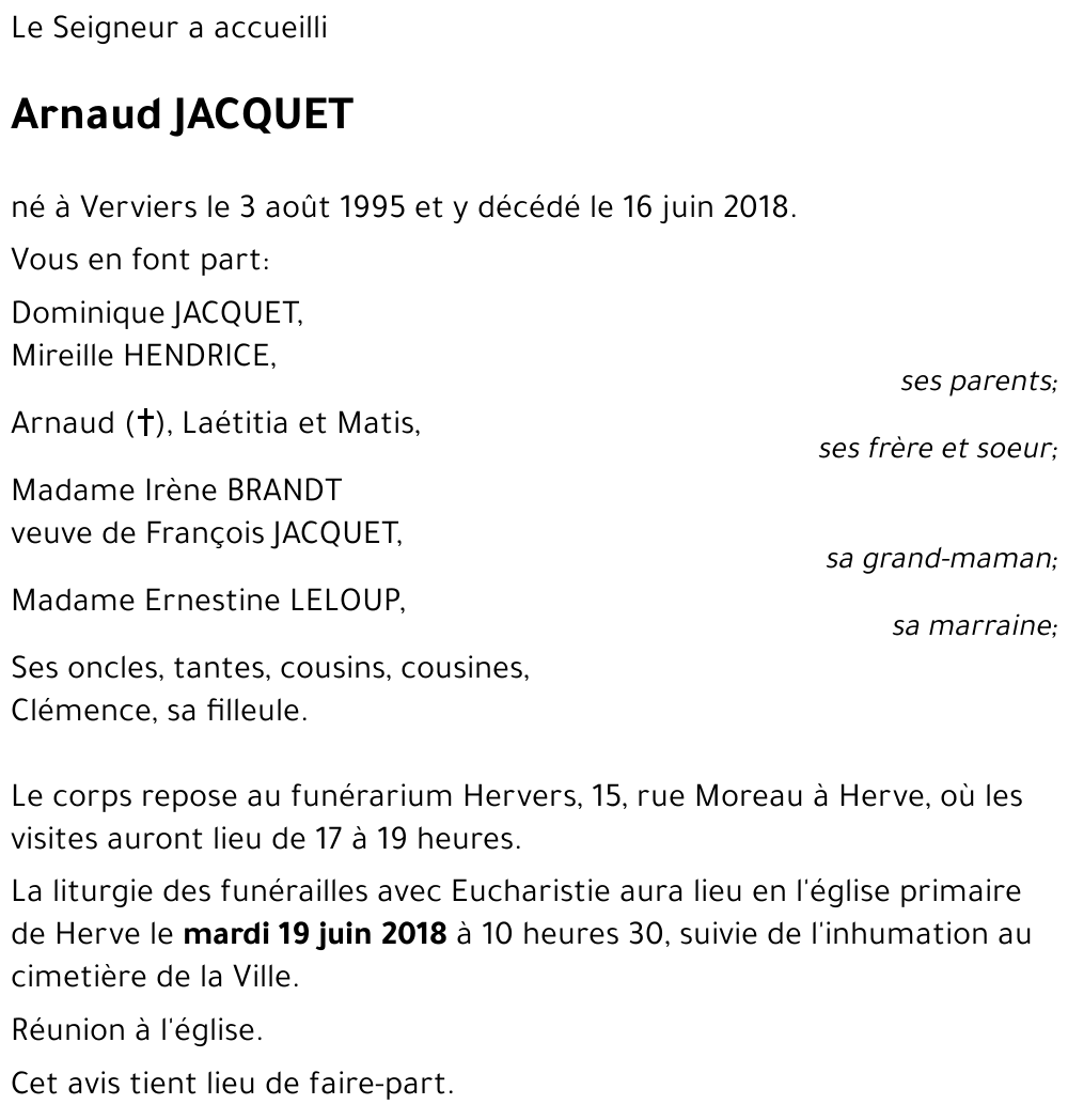 Arnaud JACQUET