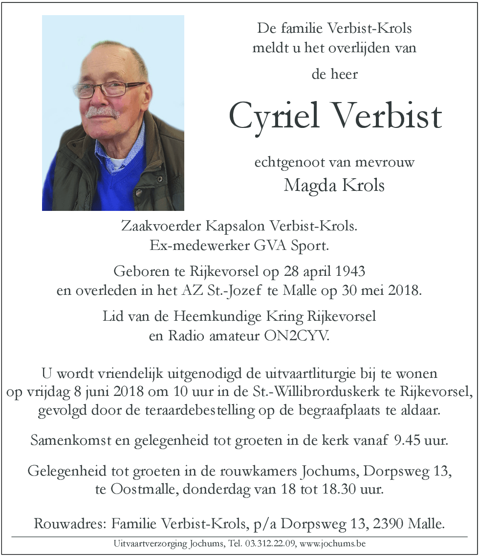 Cyriel Verbist