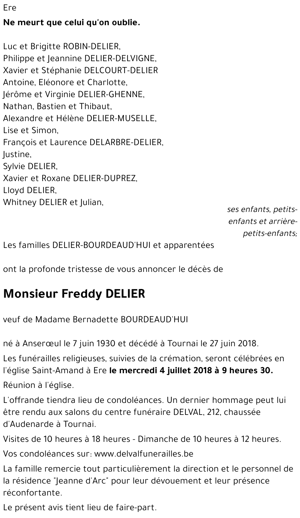 Denis DELIER