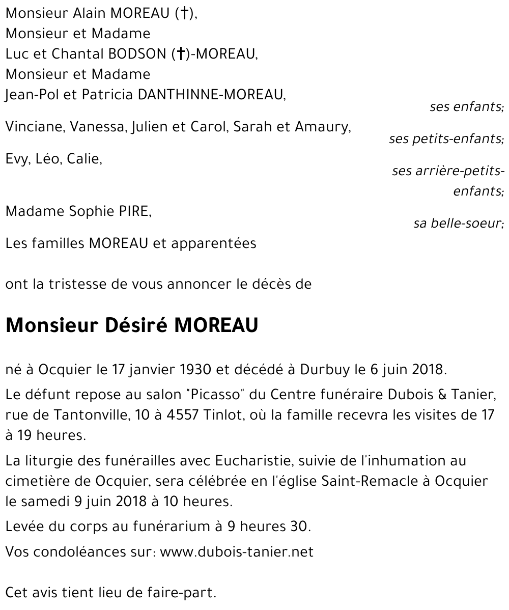 Désiré MOREAU