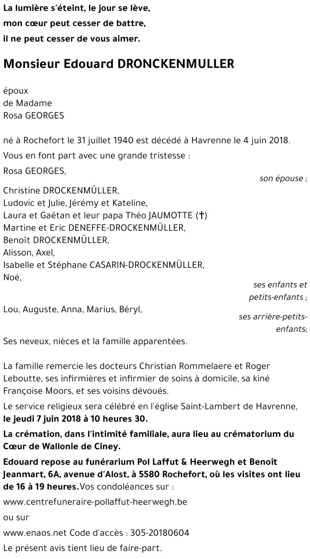 Edouard DRONCKENMULLER