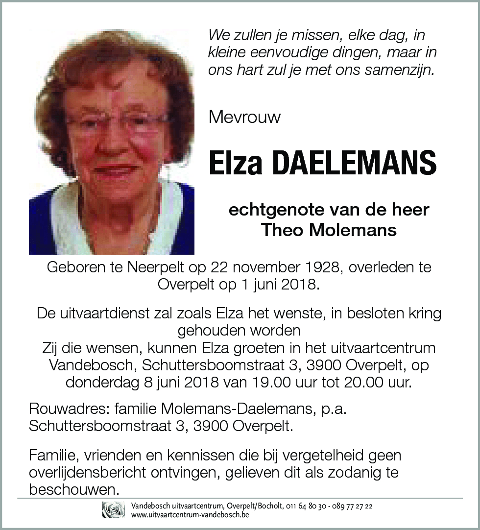 Elza DAELEMANS