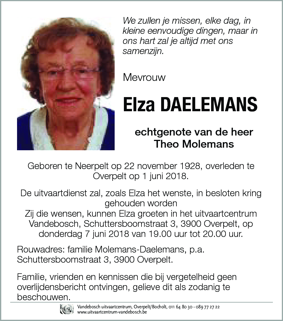 Elza DAELEMANS