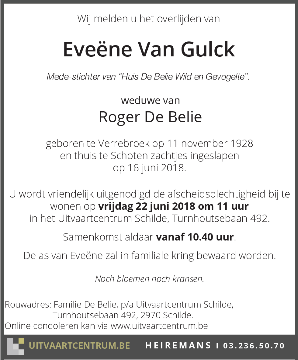 Eveëne Van Gulck