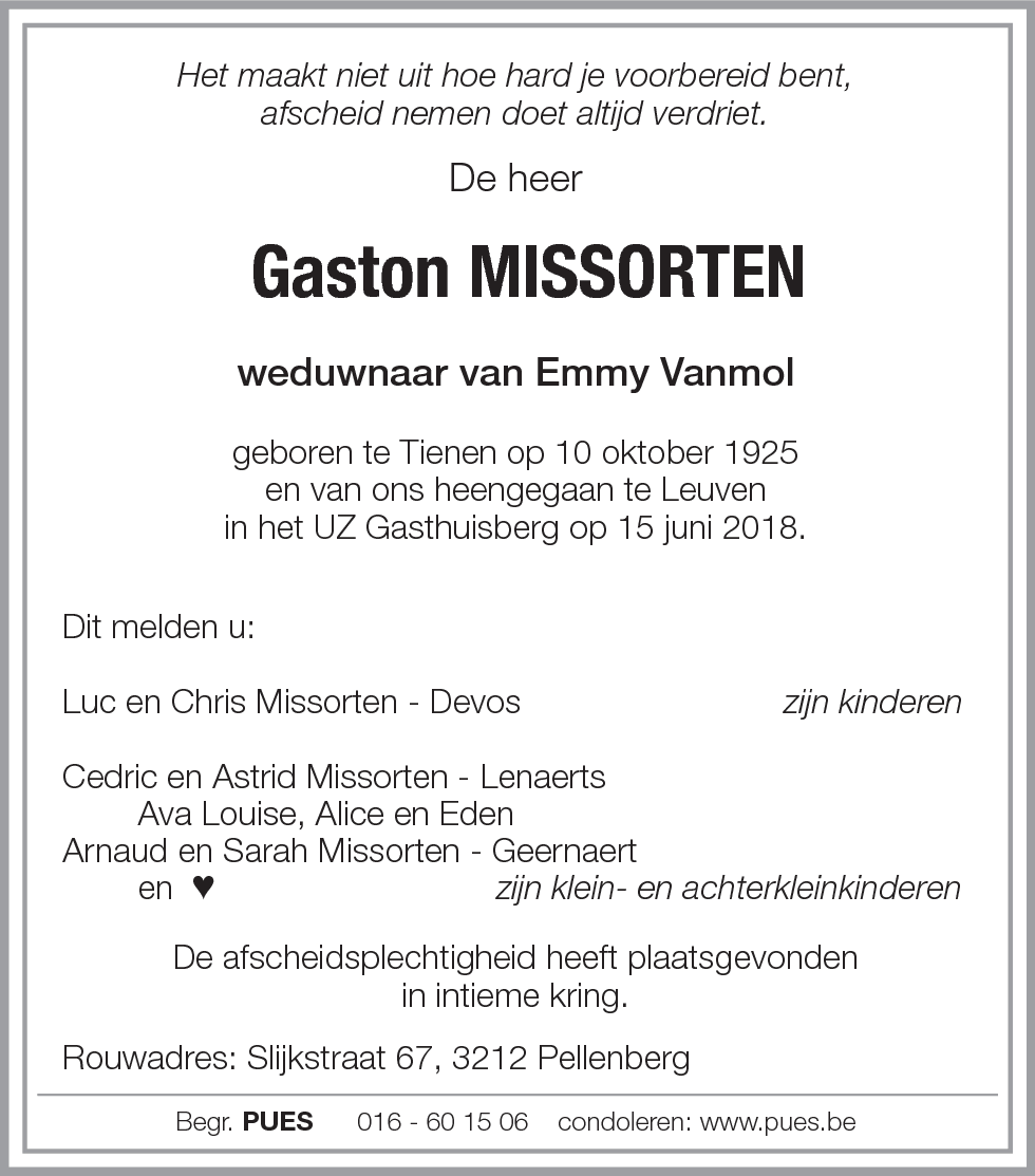Gaston Missorten