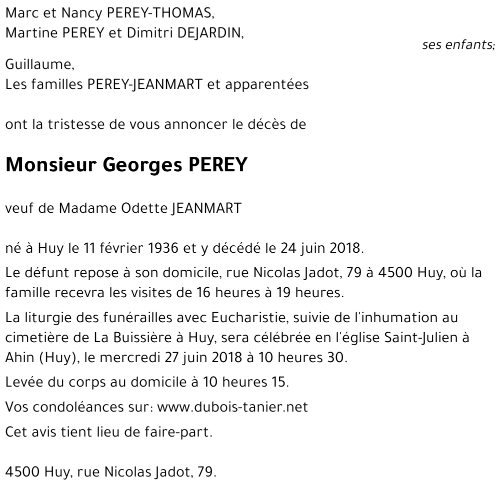 Georges PEREY