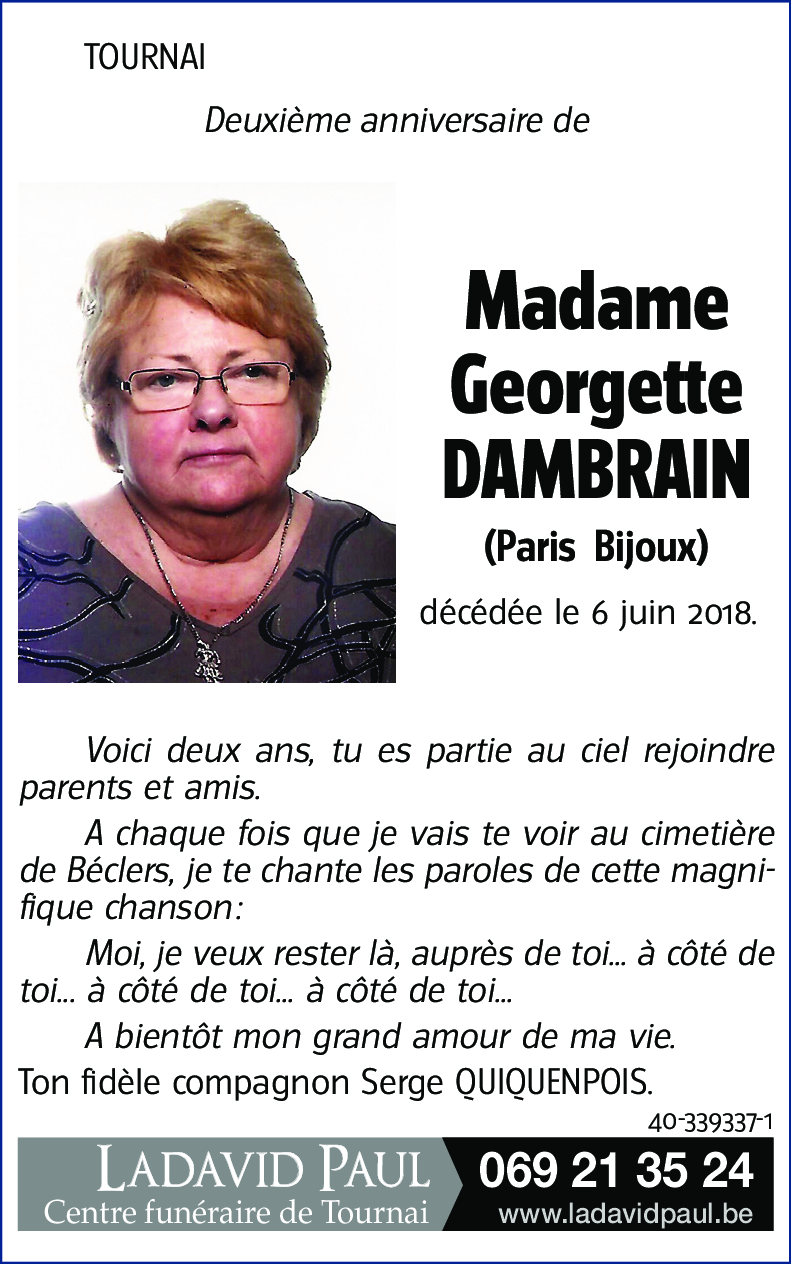 Georgette DAMBRAIN