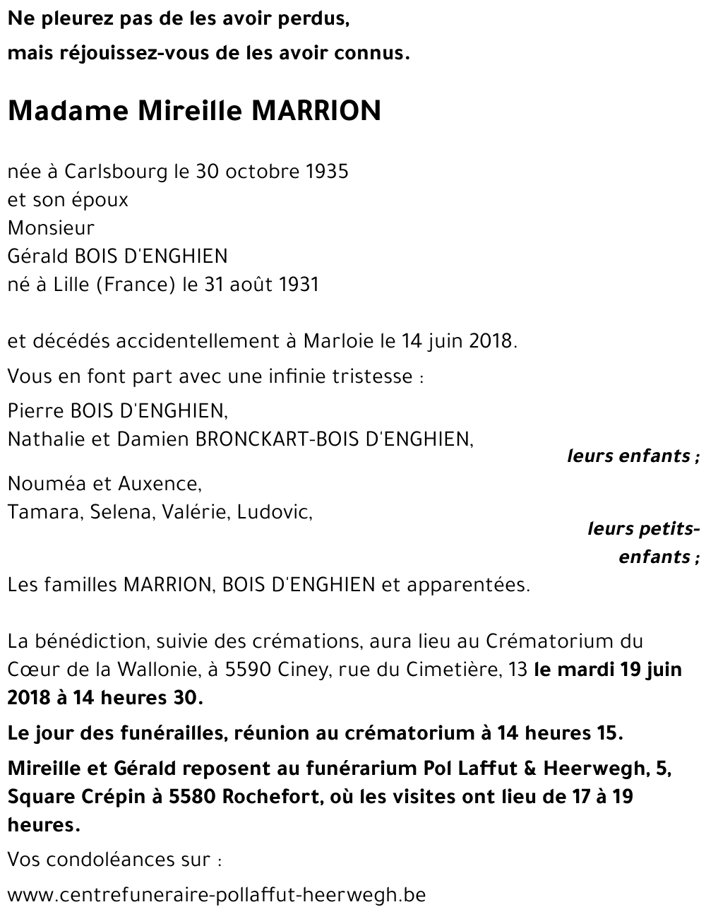 Gérald BOIS D'ENGHIEN