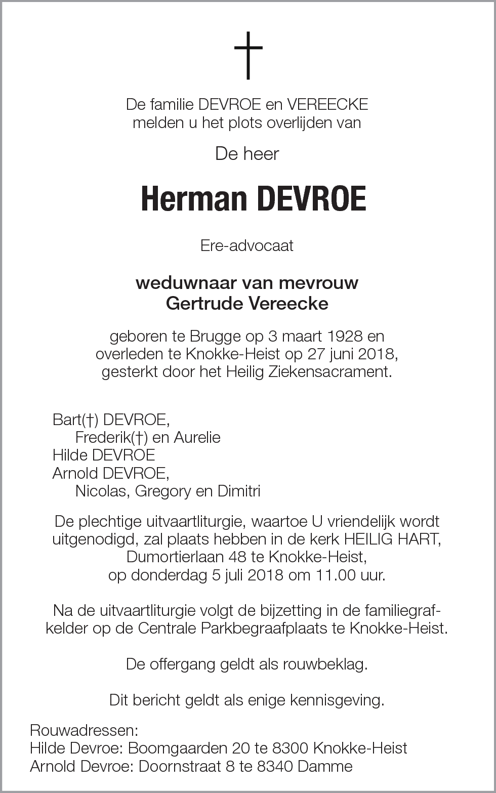 Herman Devroe