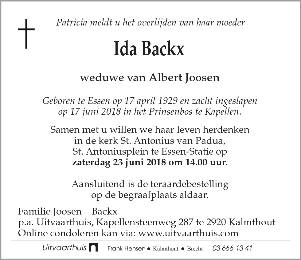 Ida Backx