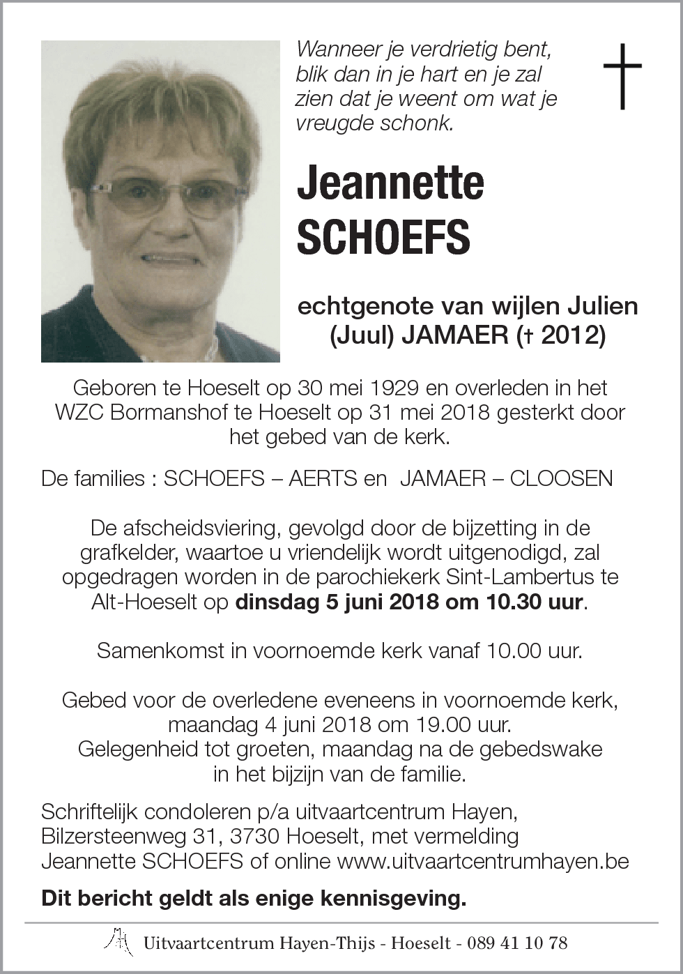 Jaennette SCHOEFS