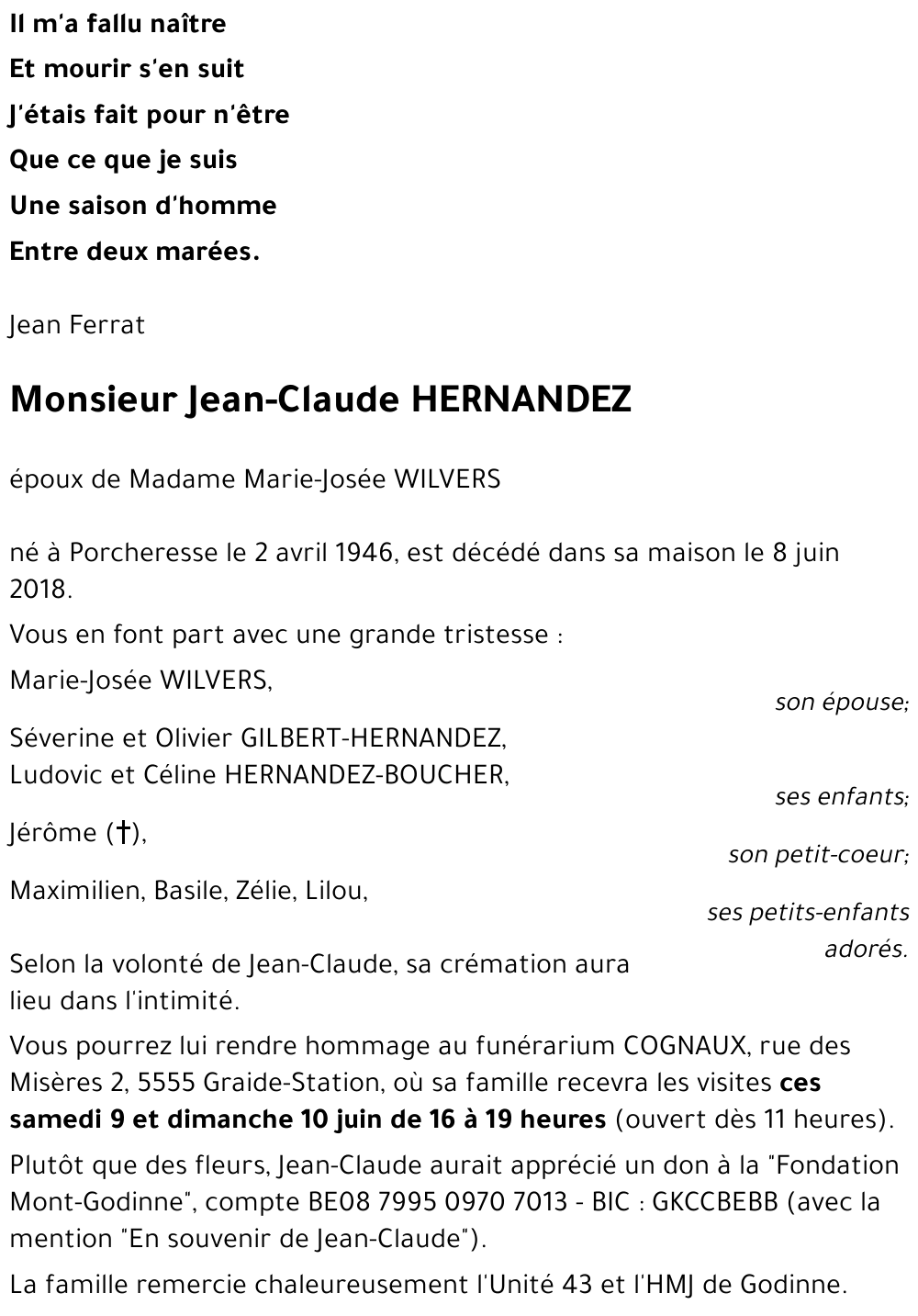 Jean-Claude HERNANDEZ