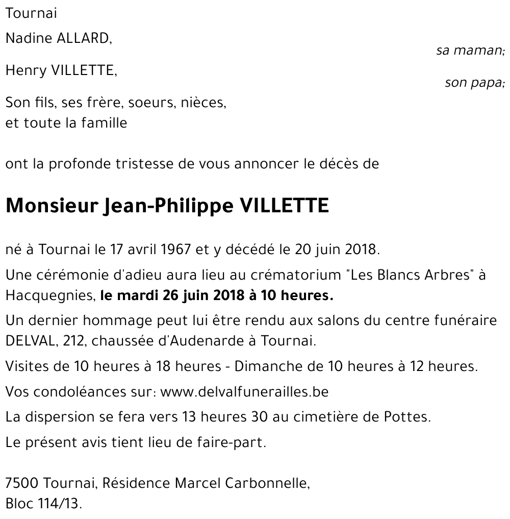Jean-Philippe VILLETTE