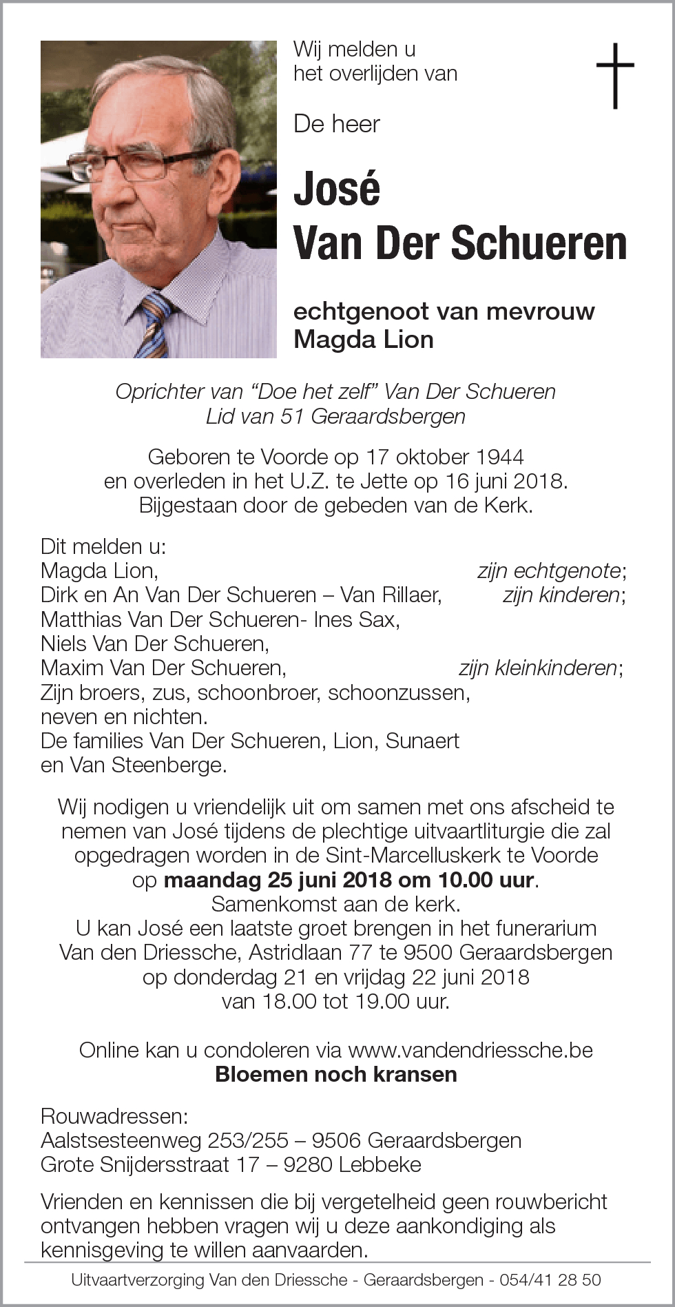 José Van Der Schueren