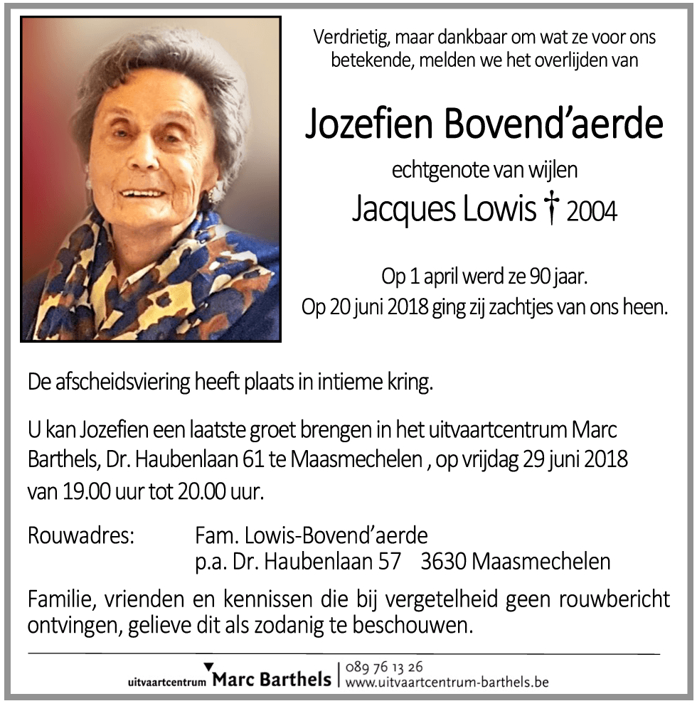 Josephina Bovend'aerde