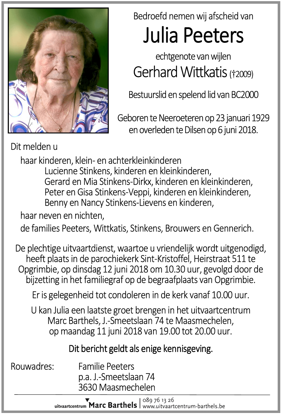 Julia Peeters