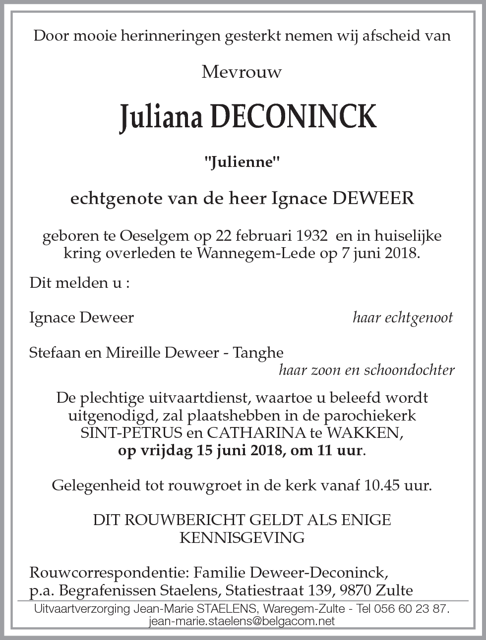 Juliana Deconinck