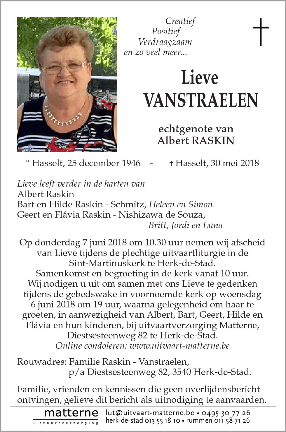 Lieve Vanstraelen