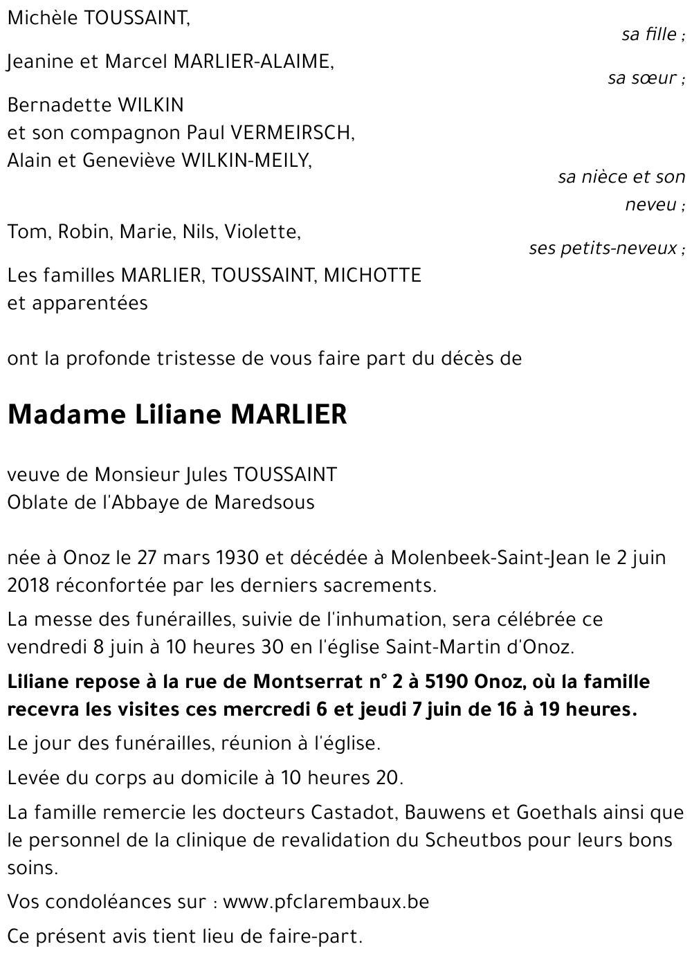 Liliane MARLIER