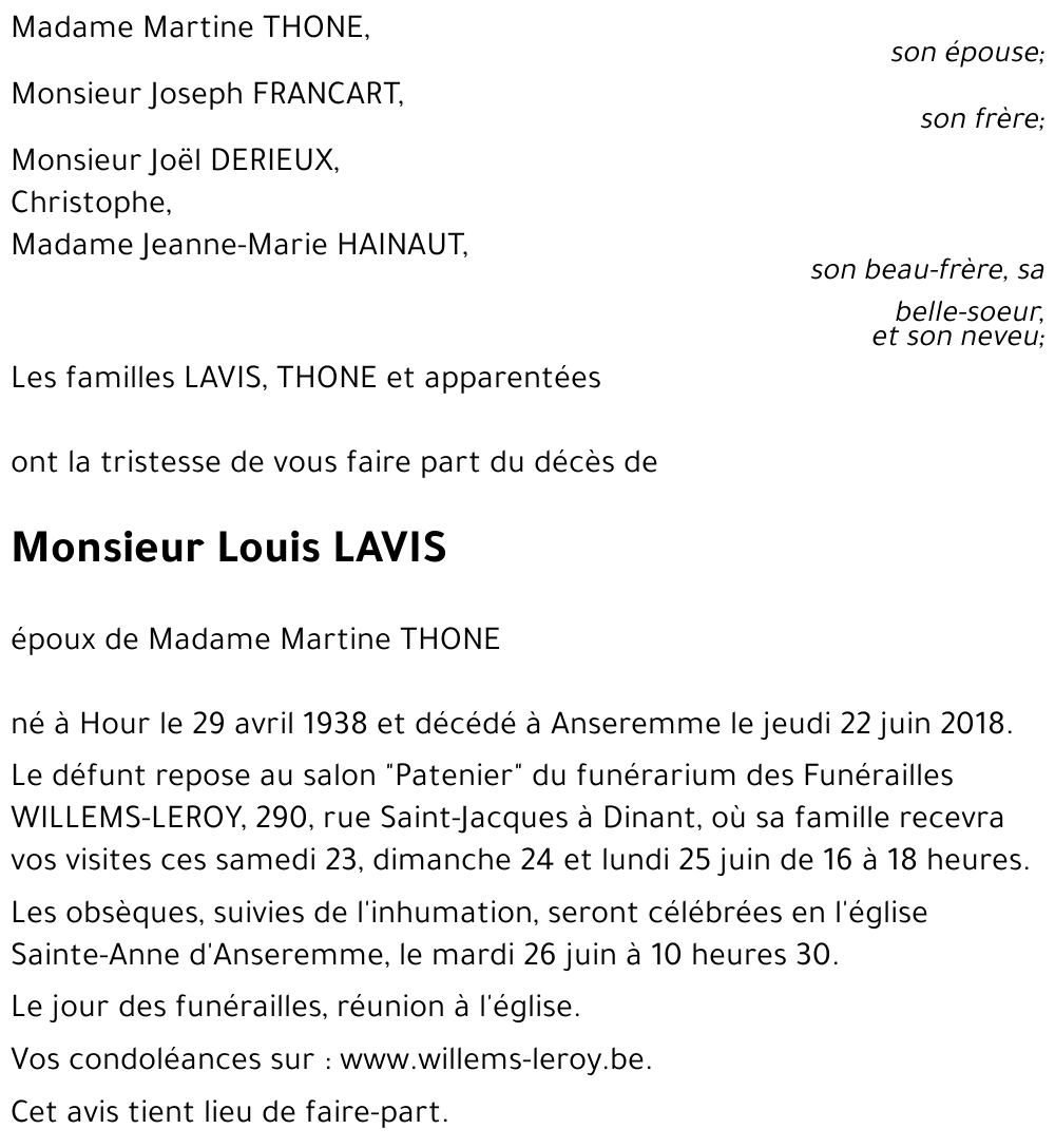 Louis LAVIS